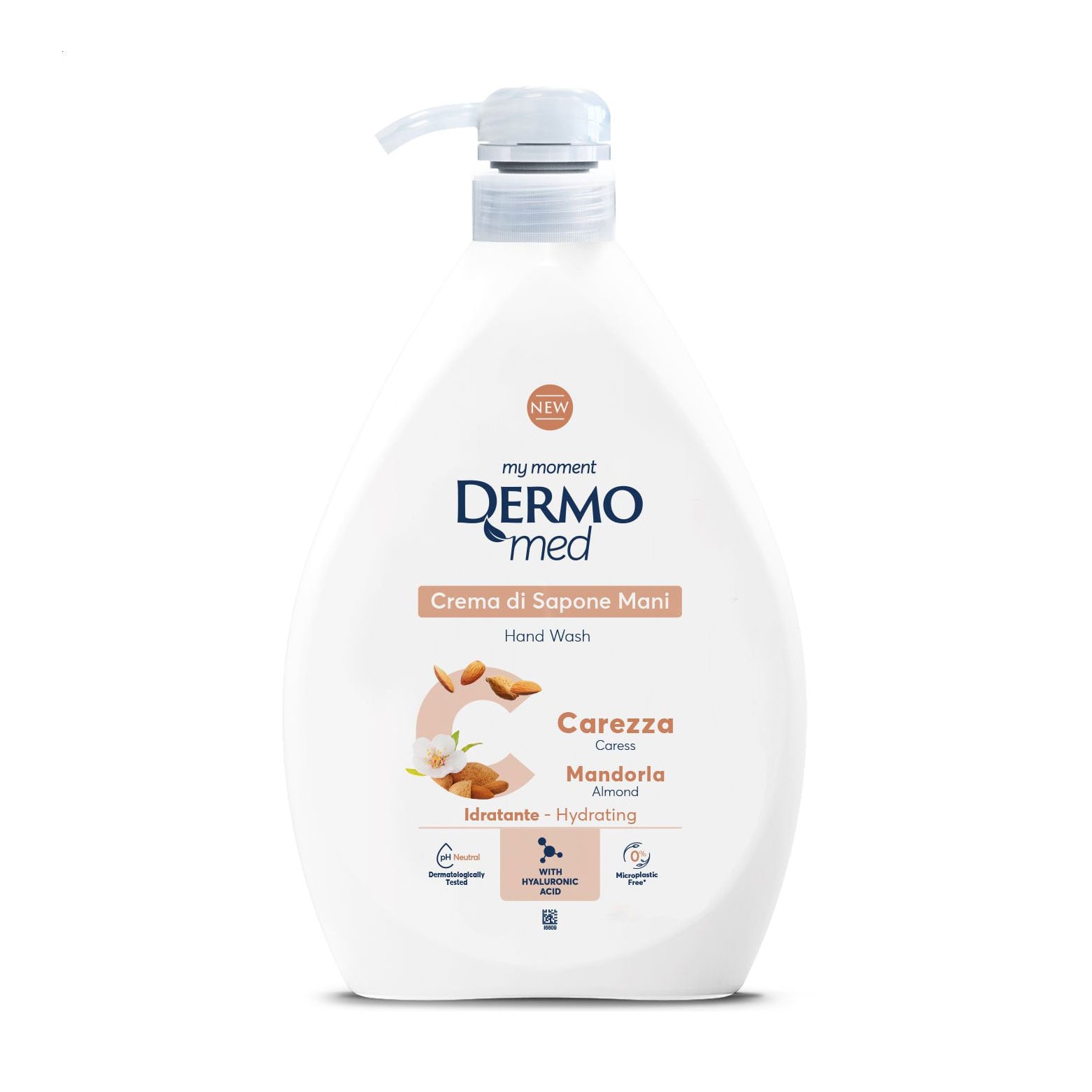 Уцінка! Рідке крем-мило для рук DermoMed Caress Almond Hand Wash Лагідний, 1 л
